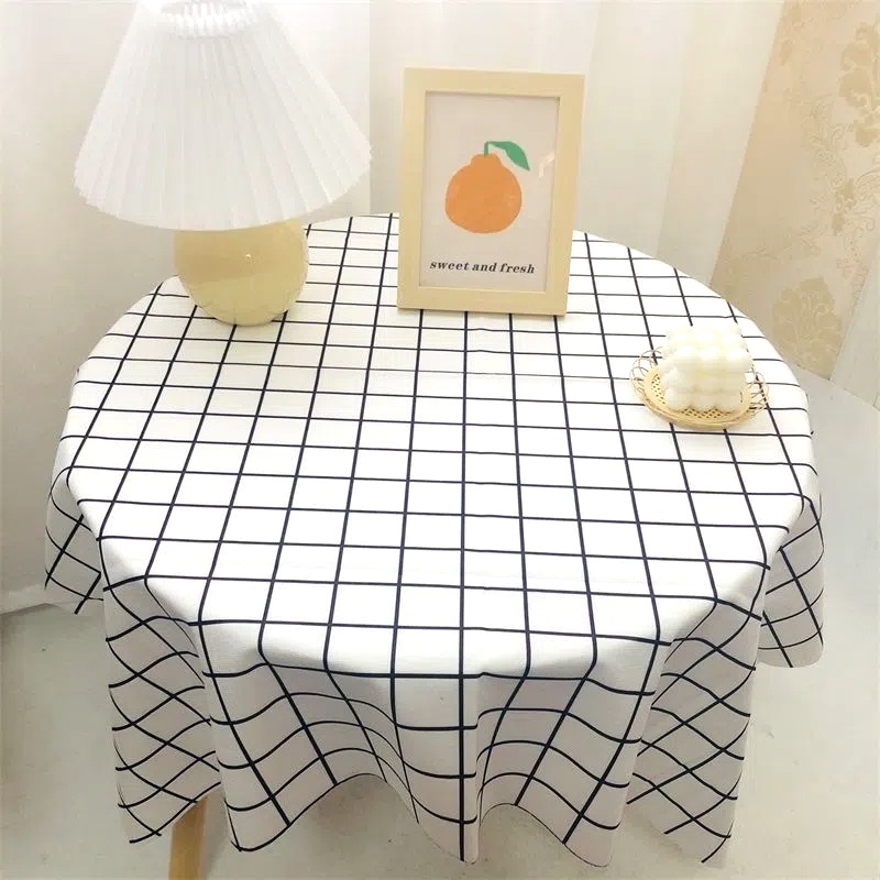 Taplak Meja Makan Kotak Besar Ruang Tamu Anti Air Premium Bahan Peva Motif Cantik  Ruang Tamu Anti Air Pvc 100x137cm / 152 x 228 CM