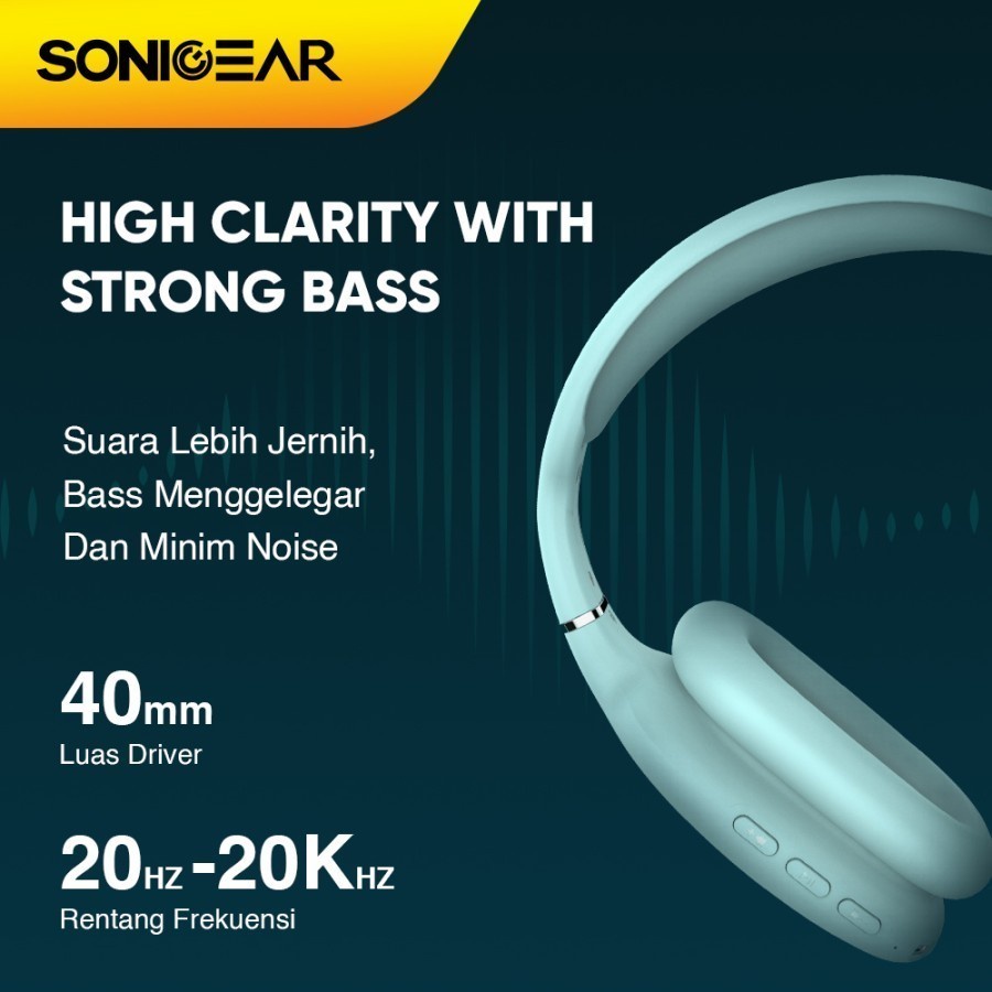 Headset SonicGear Airphone 6 Bluetooth 5.0 - Headphone Airphone 6