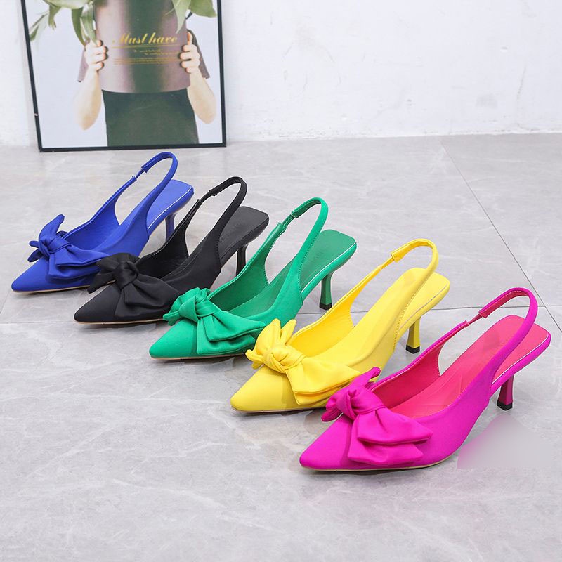 RYX - Gennie Bright Sepatu High Heels Slip On Wanita Fashion Pesta - Ori Import