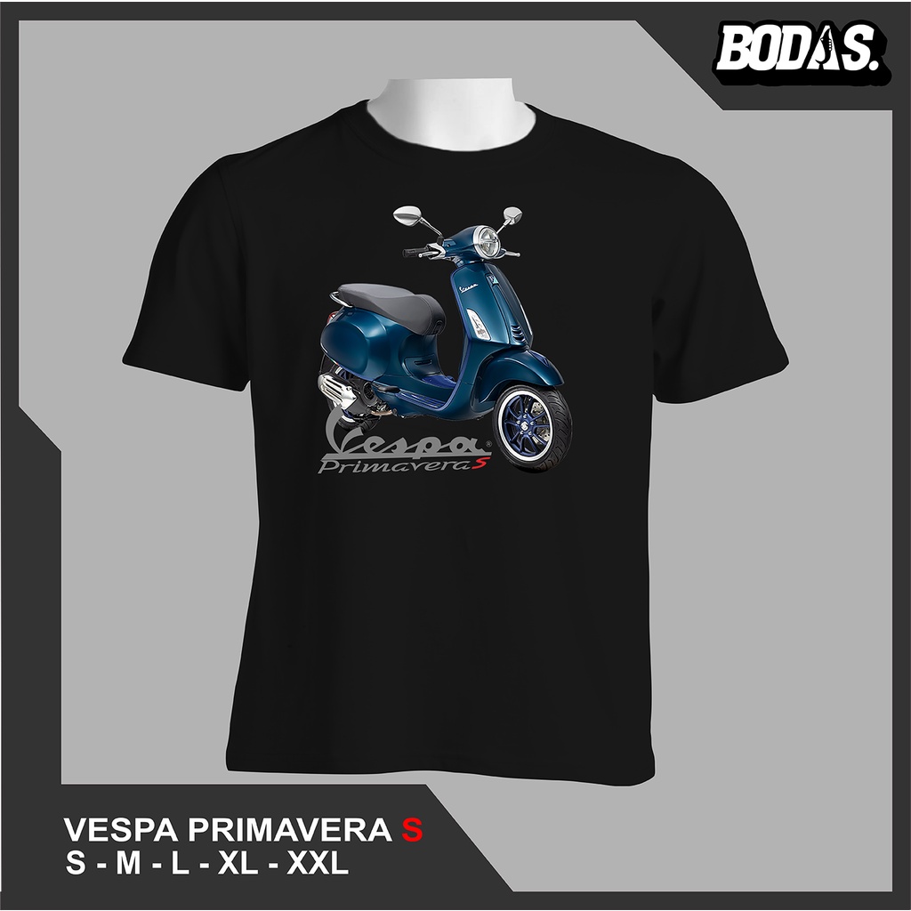 KAOS DISTRO OTOMOTIF MOTOR VESPA MATIC PRIMAVERA-S