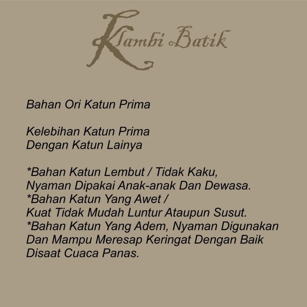 Kemeja Batik Pria Lengan Panjang Motif Mega Daun Couyple Batik Ayah Anak Laki-laki