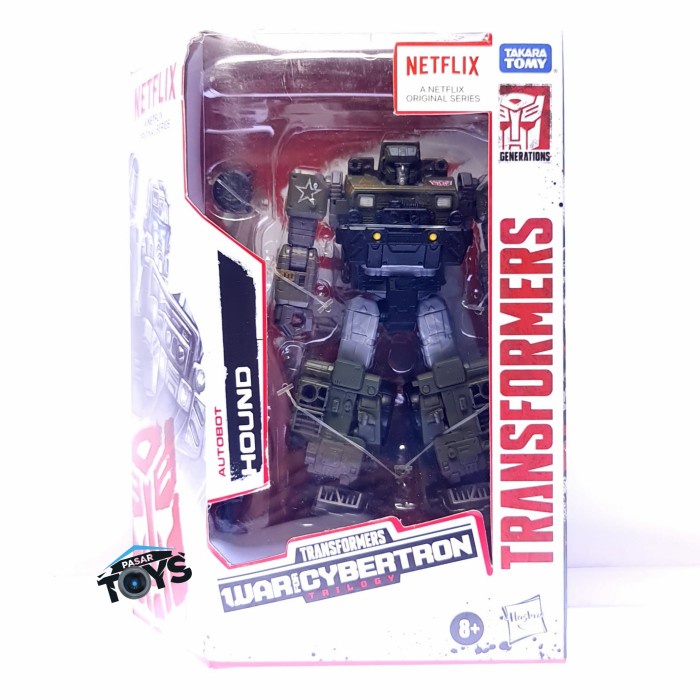 Autobot Hound Transformers Netflix War For Cybertron Trilogy Deluxe #Original