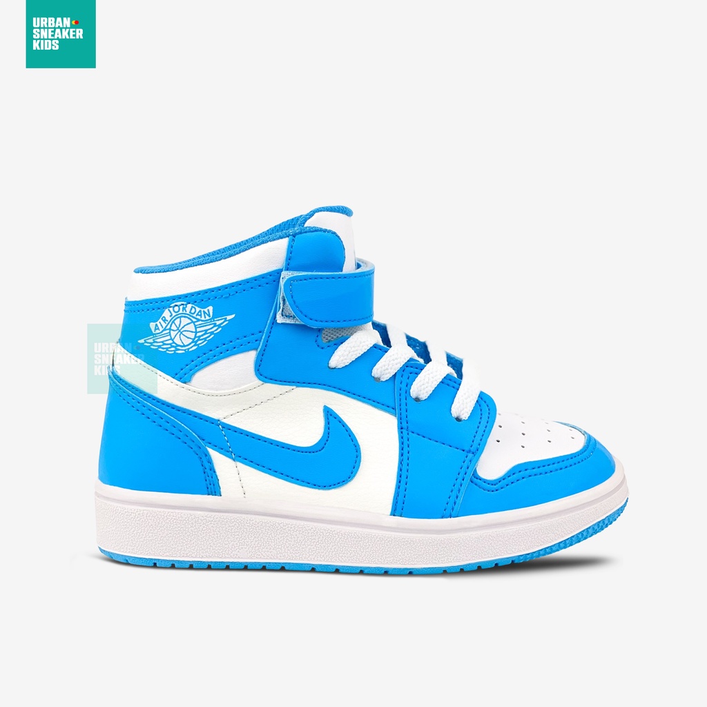 Sepatu Anak Perempuan Usia 3-10 Tahun Sneakers High NYC Blue - Urban Sneaker Kids