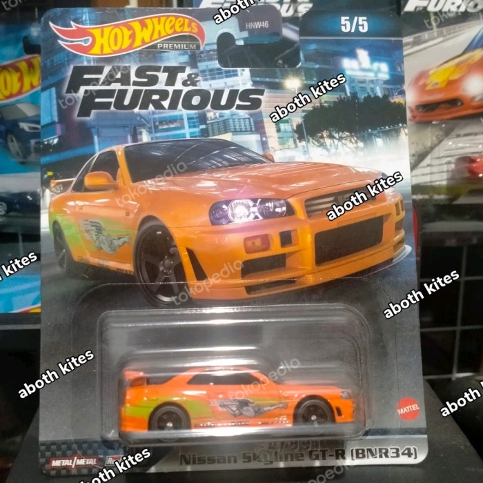 HOTWHEELS PREMIUM NISSAN GTR R34