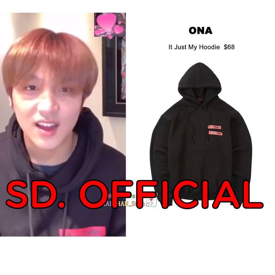☪ Jaket hoodie jumper nct haechan ona it just logo ➤