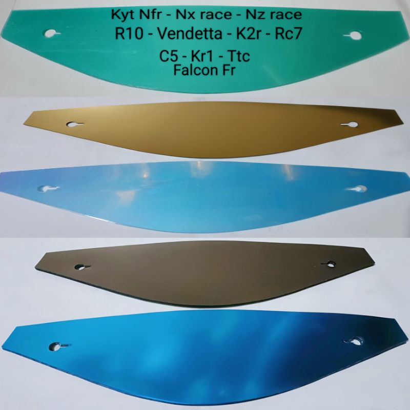 Tear Off Helm Kyt Ttc Nfr Nxrace Nzrace R10 K2R Rc7 C5 Kr1 Vendetta Falcon