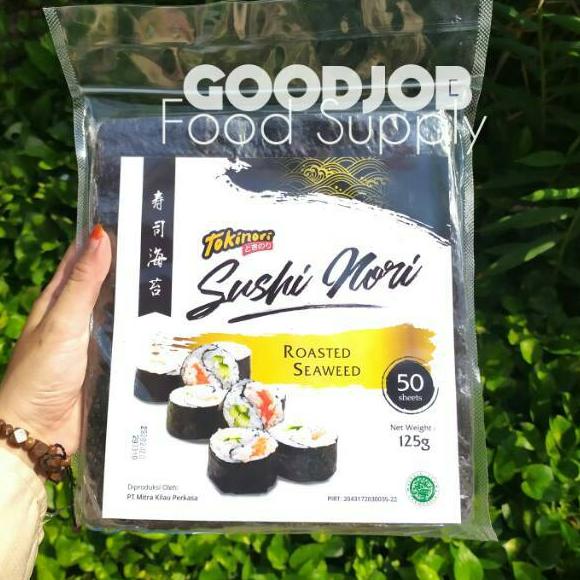 

✮ TOKINORI SUSHI HALAL 50's | Yakinori 50 Lembar | Rumput Laut untuk Sushi | Yaki Sushi Nori ❃
