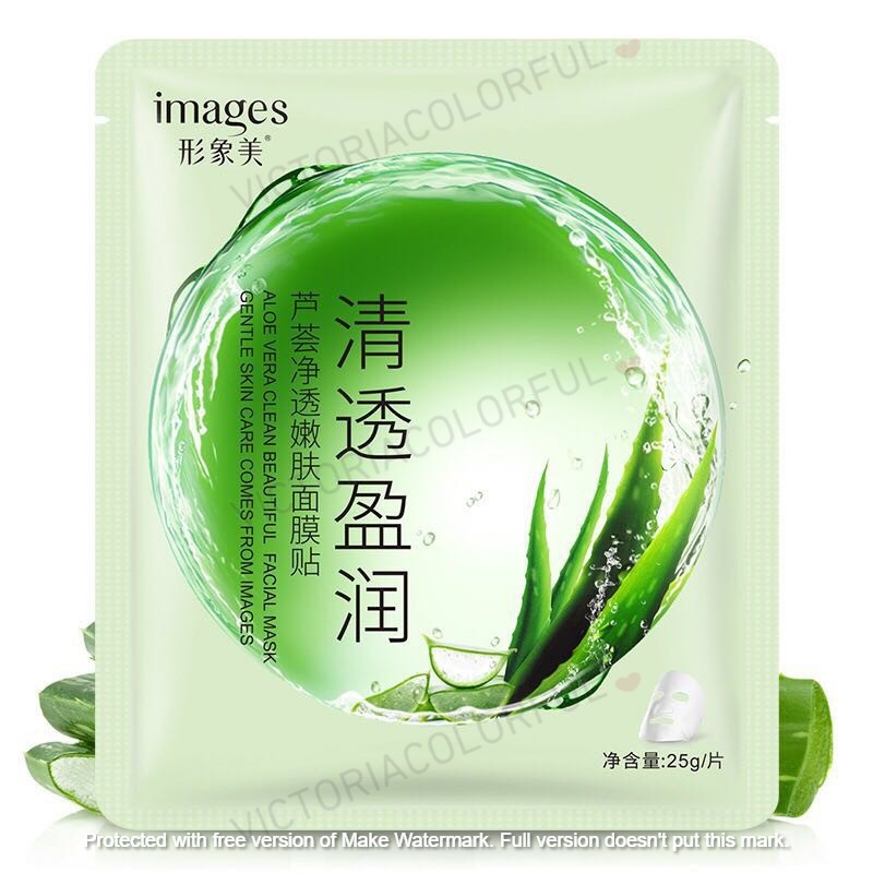 IMAGES Facial Mask Gentle Skin Care (Aloevera, Ocean Aqua, Pomegranate)