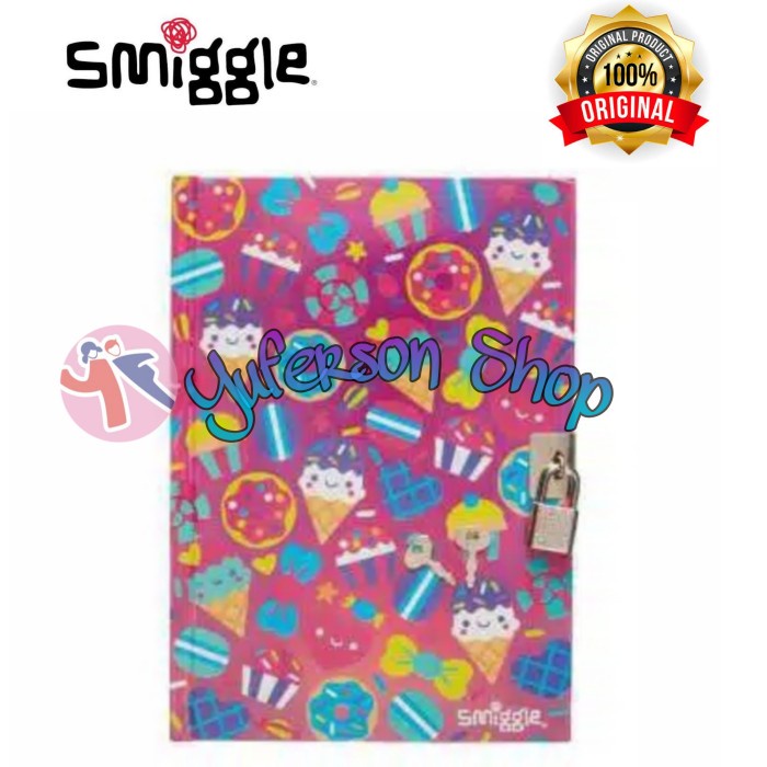 

Smiggle Notebook Lock Freckles