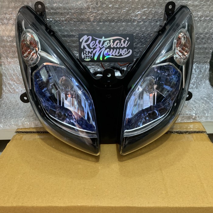 REFLEKTOR NOUVO Z HMA BLUE LAMPU DEPAN NOUVO Z HEADLAMP NOUVO Z SMOKE