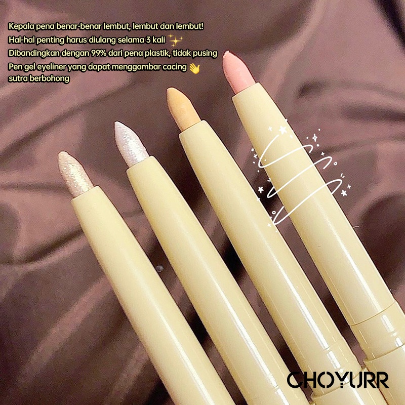 【COD】Lying Silkworm Pen Concealer Eyeliner Pencil Eye Shadow Lasting Waterproof Pigment Eye Liner Highlight-CH