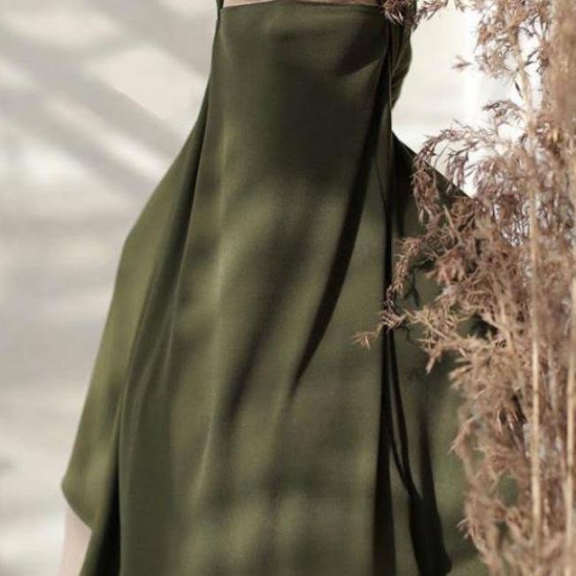 ➢ Jilbab Hijab Daily French Khimar Syari Crinkle Airflow ❅