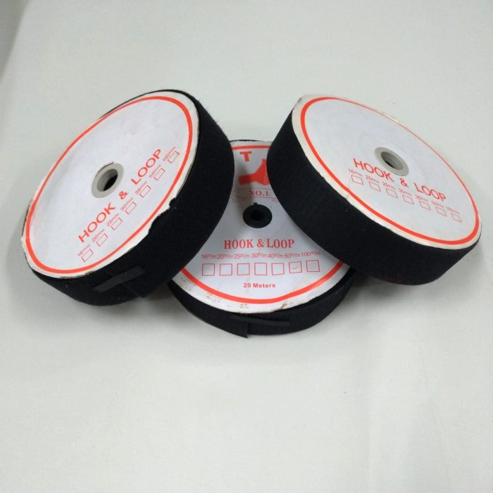 

Terlaris Velcro Strap / Magic Tape / Perekat / Pengikat Kain 5 Cm Kasar 1 Roll