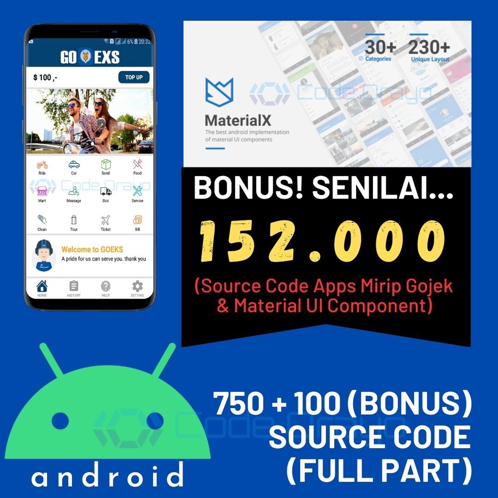750 Source Code Program Aplikasi Android ( ALL PART )