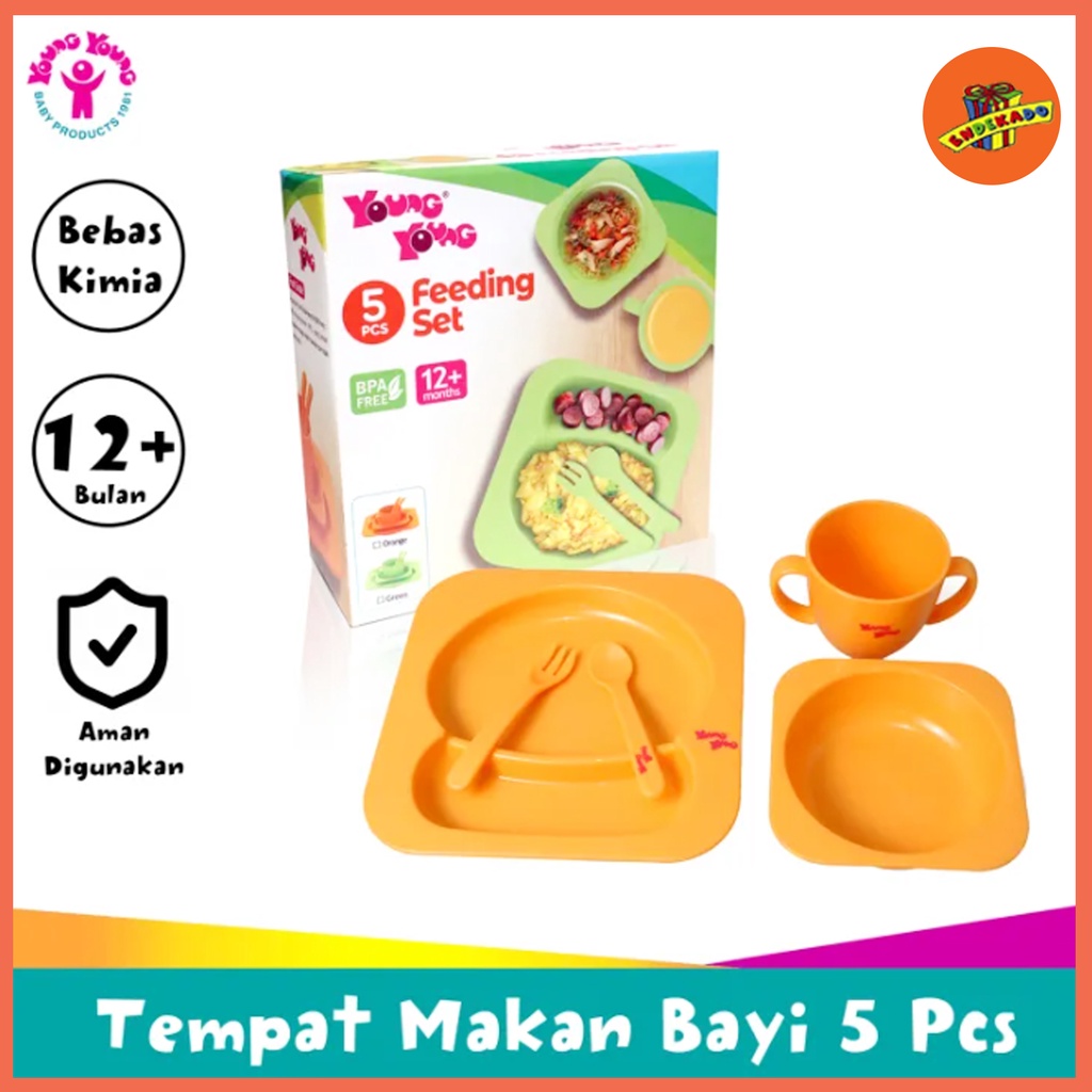 YOUNG YOUNG 5 PCS FEEDING SET 321