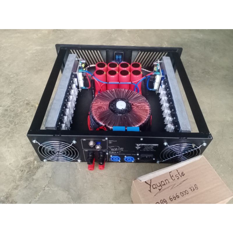 POWER AMPLIFIER RAKITAN 15A CT 55. (dikirim tanpa trafo) FREE PACKING KAYU