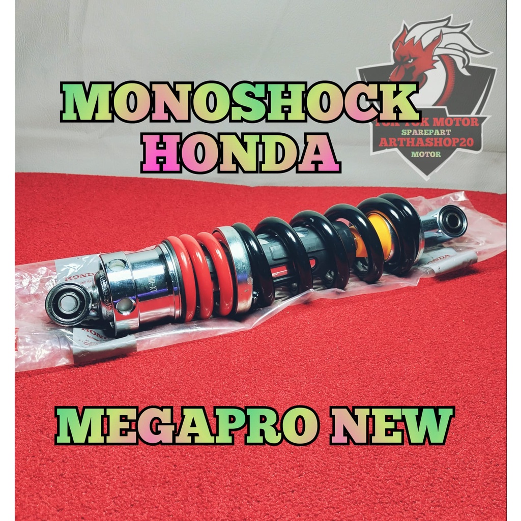 Monoshock KYE Motor Honda New Megapro Mono Shock Karbu , New Mega Pro MOno Shok Fi Injeksi MP Shok S