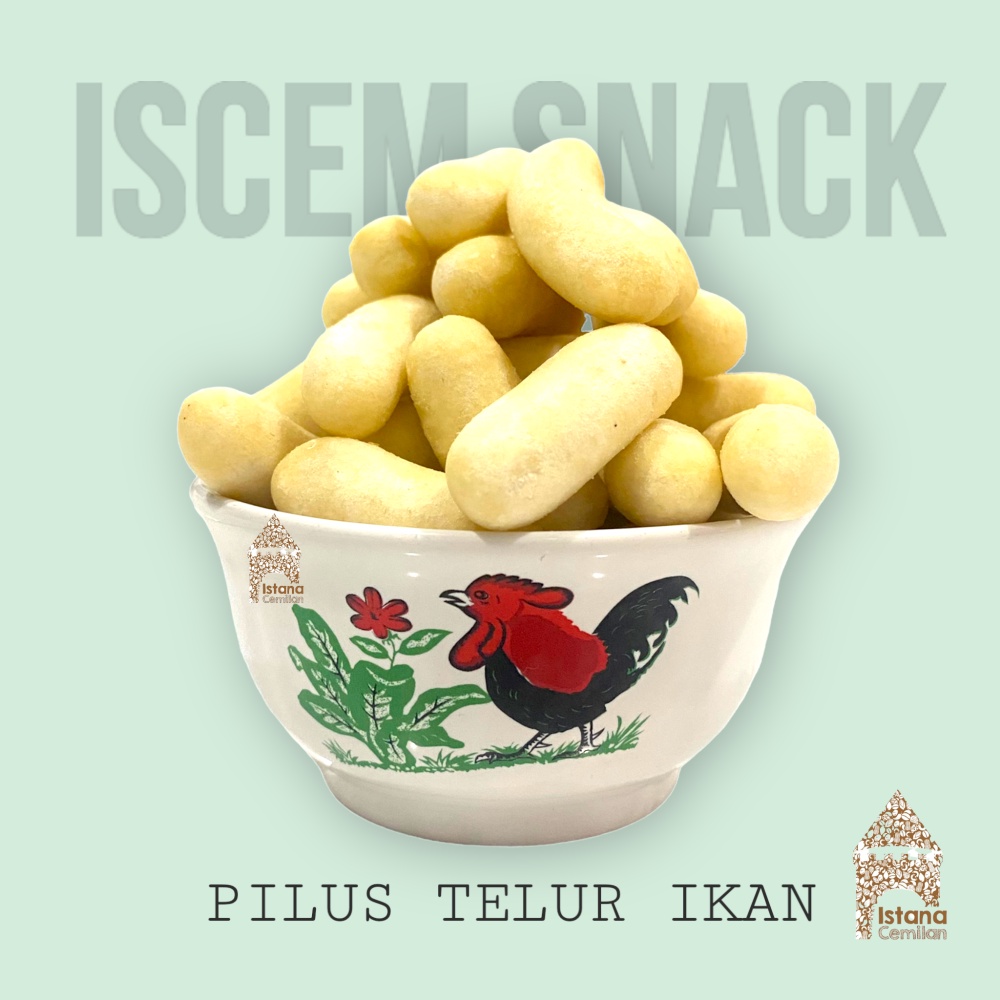 ISCEM SNACK Kerupuk Seblak / Makaroni Bantat Spiral / Siomay Cikruh Pedas Istana Cemilan