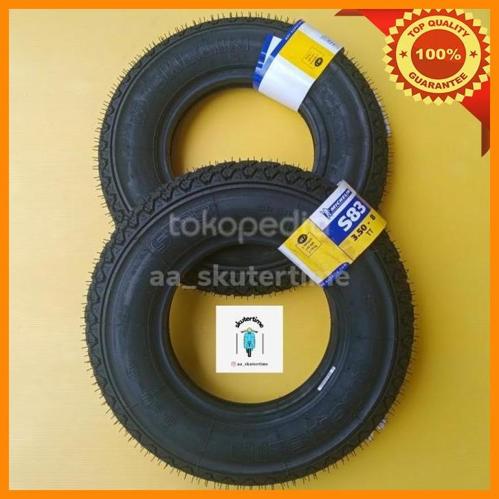 (AAS) Ban Vespa Michelin S83 Ukuran 3.50 Ring 8