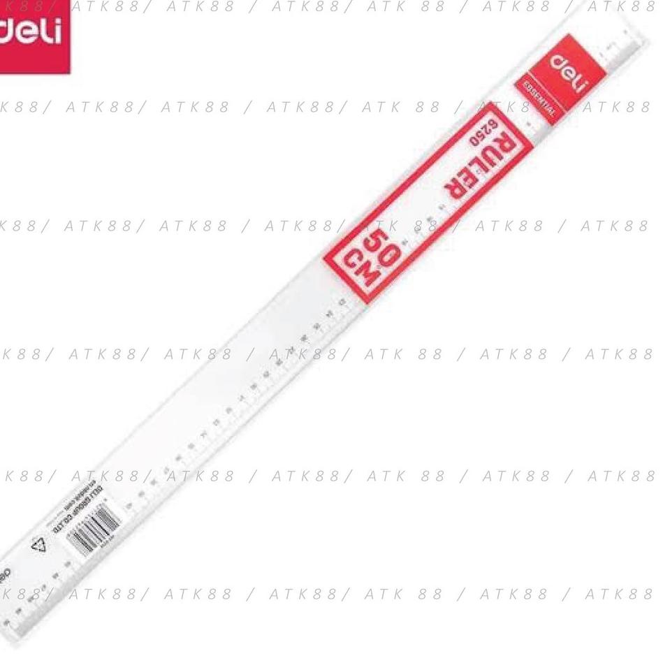 

Maxi Promo Deli E6250 PS Ruler 50cm / Penggaris Deli Panjang 50cm