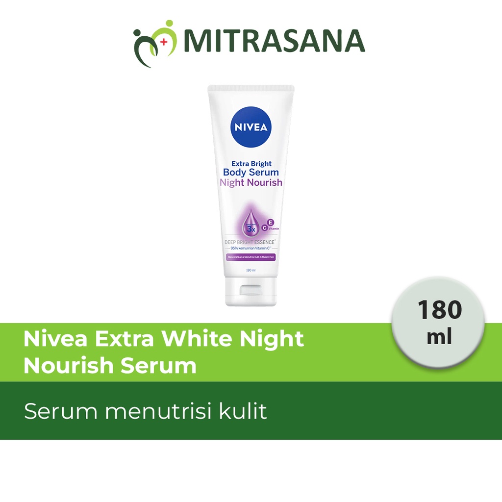 Nivea Extra White NIGHT NOURISH BODY Serum 180ML