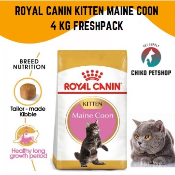 Royal Canin MAINE COON KITTEN Makanan Kucing 4 kg freshpack