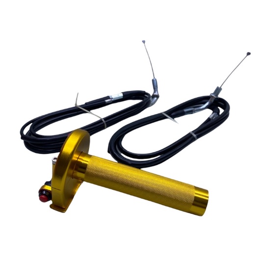 Gas Spontan Aeromotive Slim 2 Kabel 190cm CNC Universal push on free grip karbon +stater  universal bebek metic moge nmax