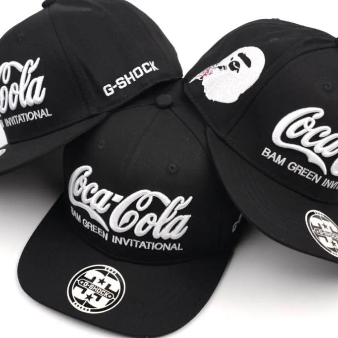 topi snapback coca-colax bape original import/ coca-cola cap/hat