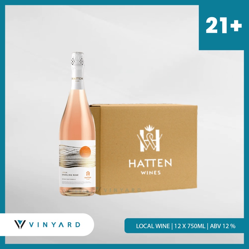 Hatten Jepun Sparkling Rose 750 ml 1 Karton ( 12 Botol )