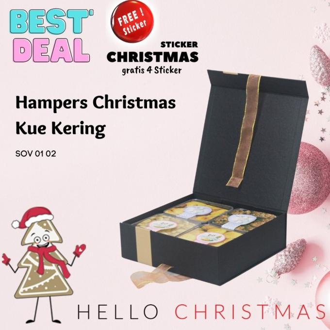 

GIFT BOX SOUVENIR BOX HAMPERS KUE KERING uk 23 CM X 22,5 CM X 7,5 CM