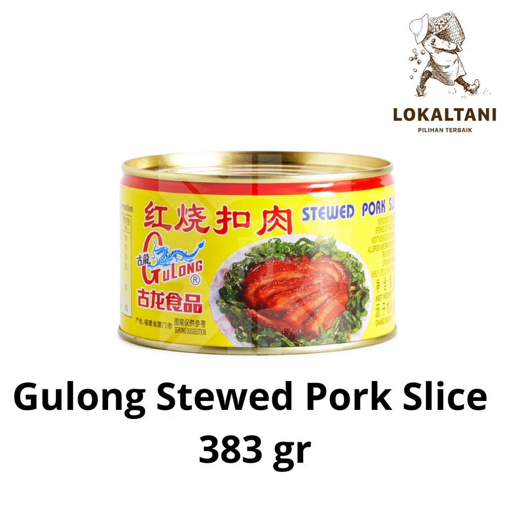 

Gulong Stewed Pork Slice 383gr/Samcan Babi Kaleng - Kaobak Gulong/Makanan Kaleng