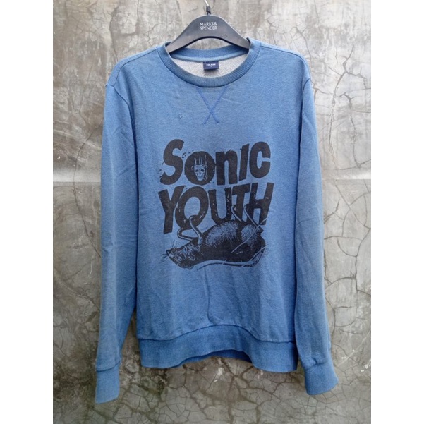 Crewneck Sonic Youth Polham Blue Second