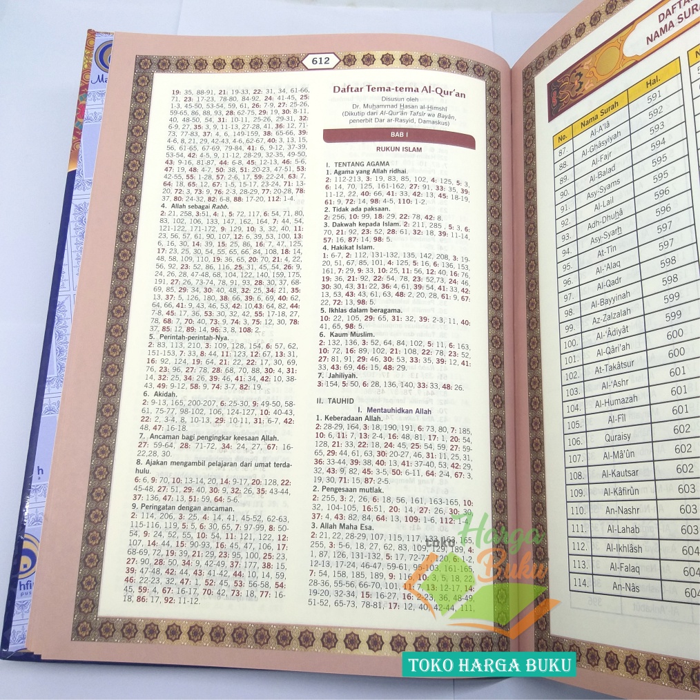 Al-Quran TAJWID Ukuran BESAR Al-Azhiim A4 HC Terjemah Tajwiid 8 Warna Pelangi Rainbow Asbabun Nuzul Hadis Seputar Ayat Hikmah Indeks Tematik Qur'an Al Azhim Azim Penerbit Maghfirah Pustaka