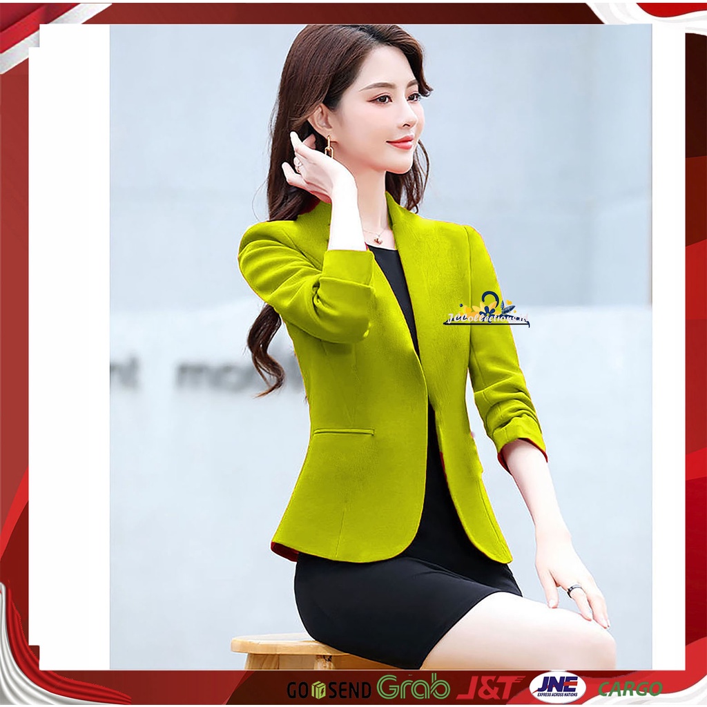 Outer Kantor Blazer Korea Wanita Kerja Kezia - JCCollections