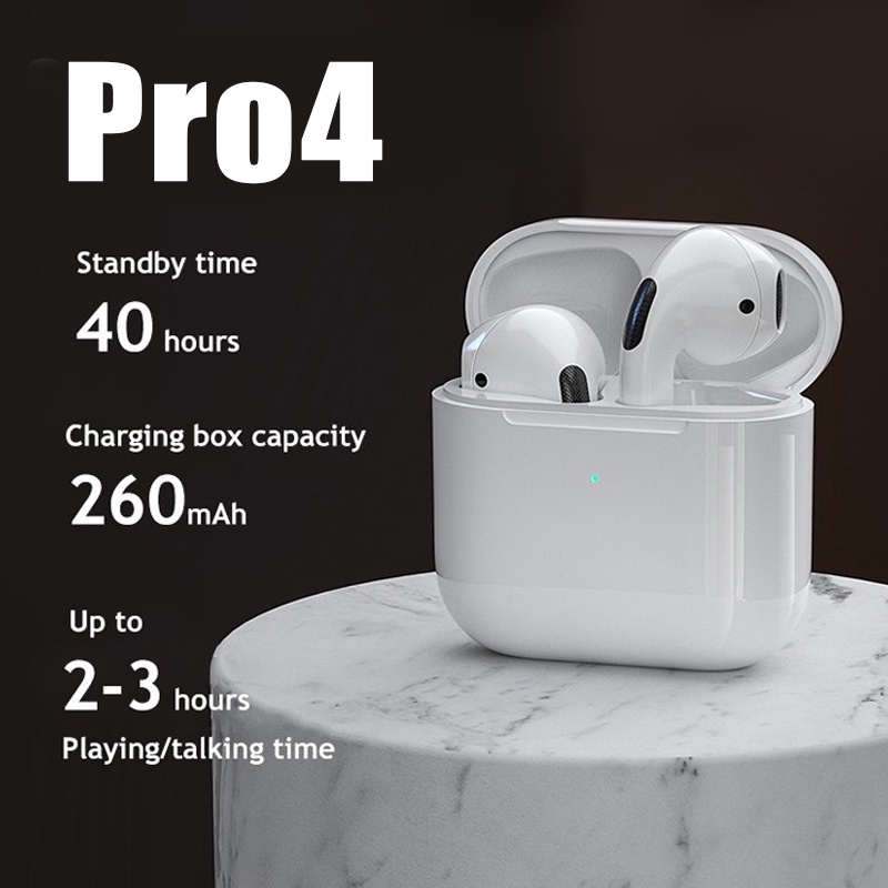 2023 NEW Pro 4 TWS For inpods pro Wireless Bluetooth 5.0 Earbuds Airpod Pro Hi-Fi Stereo True Stereo True Wireless Headset Sport Gaming Bluetooth Headphones