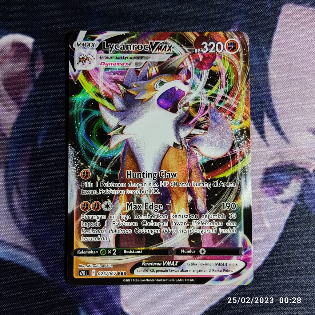 pokemon (ID) lycanroc vmax - S7D 025/067 - RRR