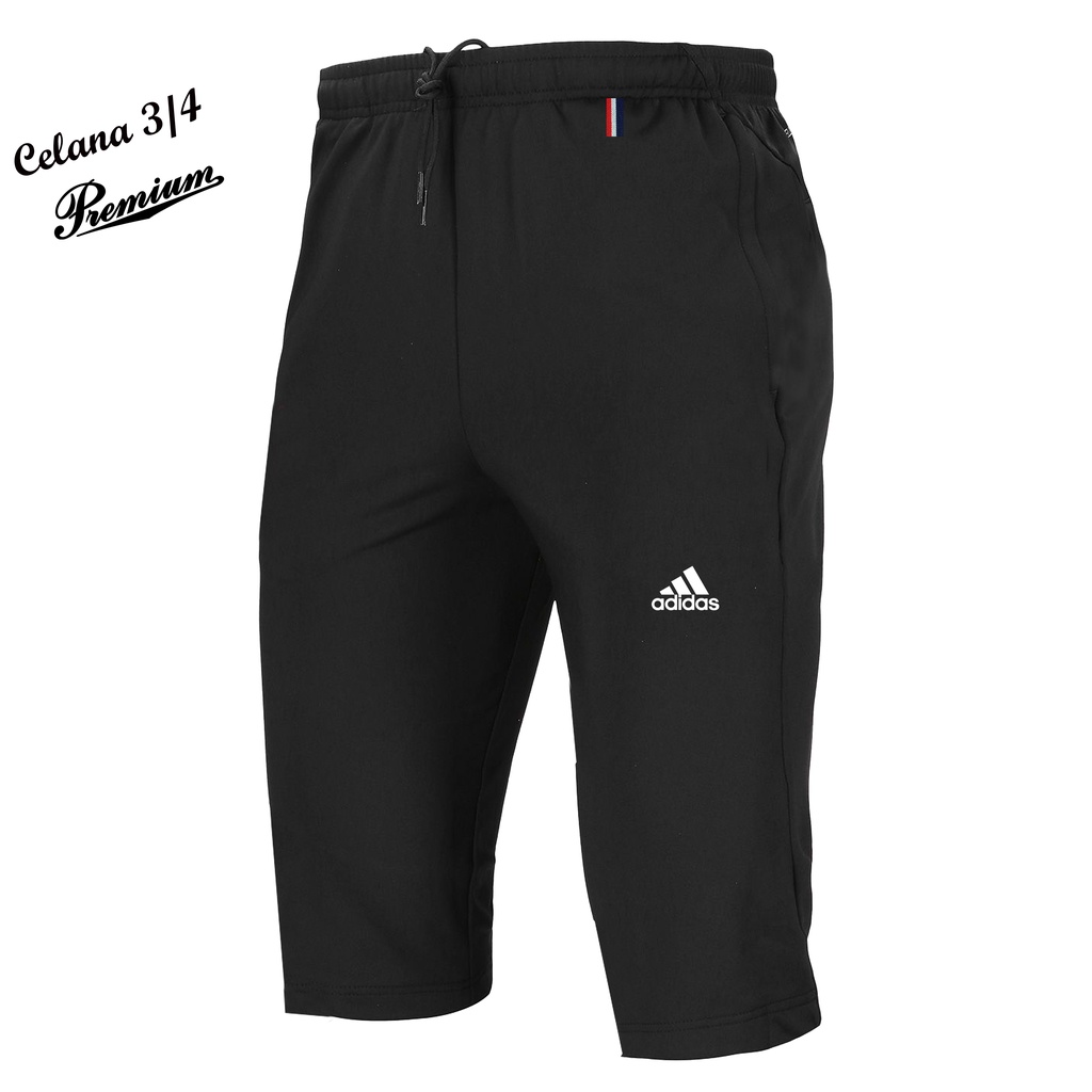 Adidas Celana Jogger Pendek Pria Celana Pendek 3 Per 4 Pria Celana Kolor Pria Dewasa Celana Pendek P