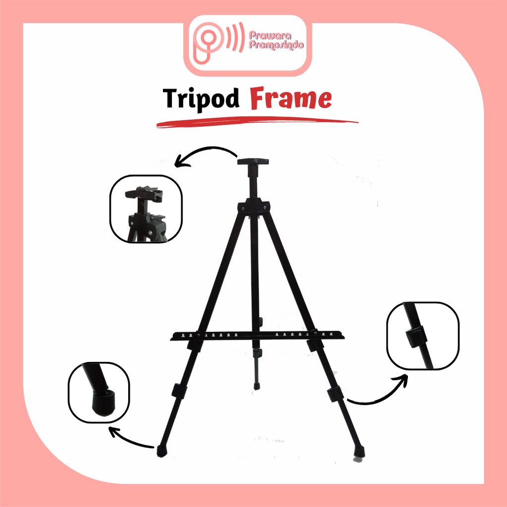 Tripod Frame / Stand Frame / Tripod Foto Wedding / Tripod Papan Tulis