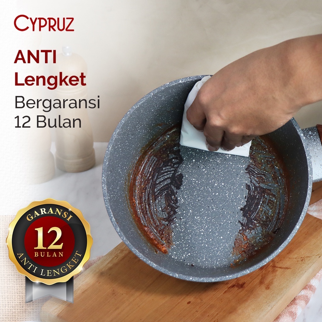 Cypruz Sauce Pan Panci Saus Induksi Marble