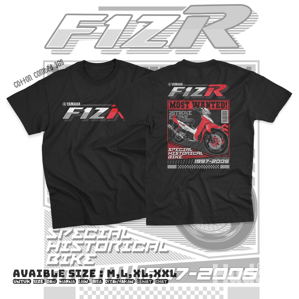KAOS FIZR / T-SHIRT DISTRO YAMAHA / 2 STROKE / BAJU PRIA