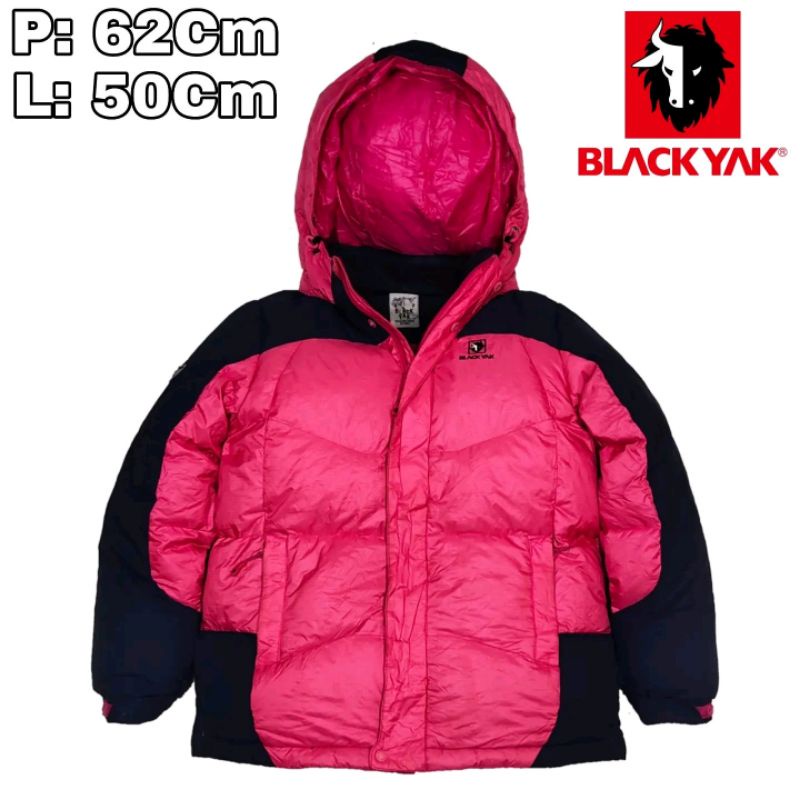 JK31 Jaket Bulang Anak 10 Th Blackyak Outdoor Pink Jacket Goosedown Bulu Angsa Winter Musim Dingin