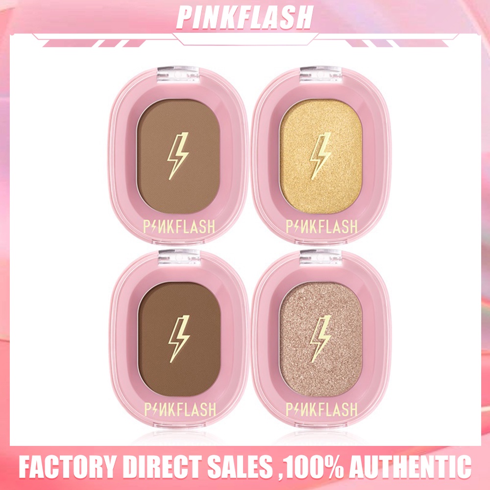 PINKFLASH Highlighte Countur Wajahr OhMyShow Highlighter Contour Shimmer Soft Smooth H01 Eyeshadow Contour Highlighter