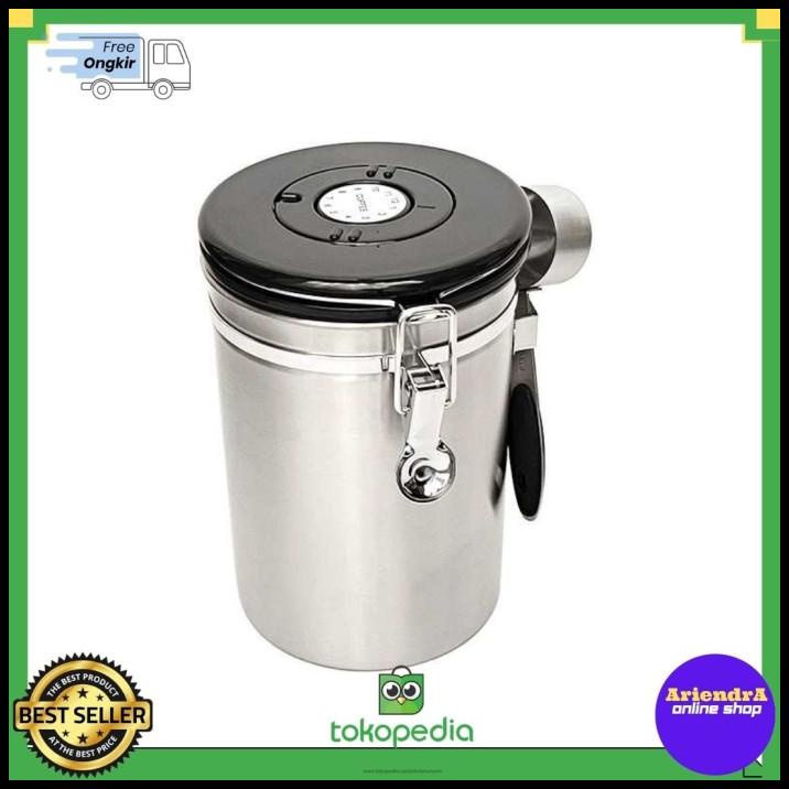 

Toples Penyimpanan Kedap Udara 304 Stainless Steel + Pp 1.8L