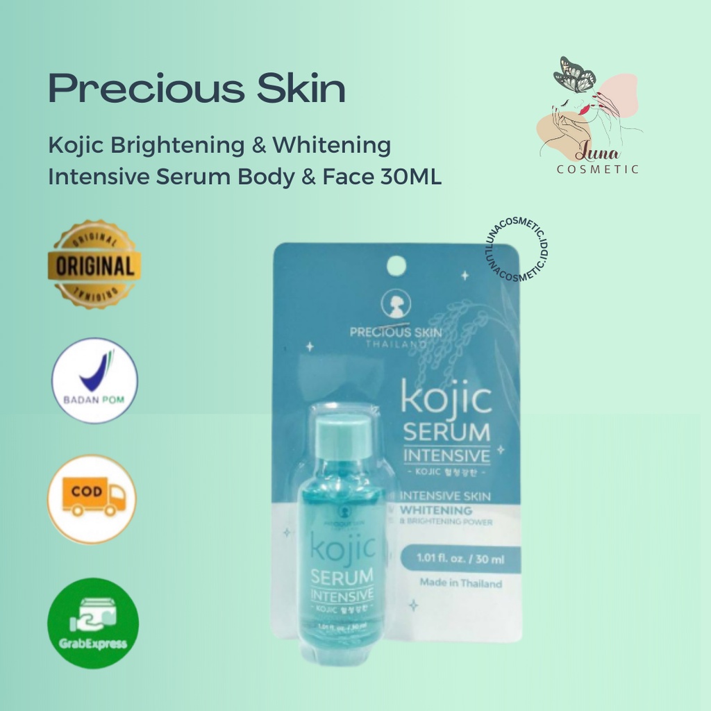 Precious Skin Thailand Kojic Brightening &amp; Whitening Intensive Serum Body &amp; Face / Face &amp; Body Serum 30ml