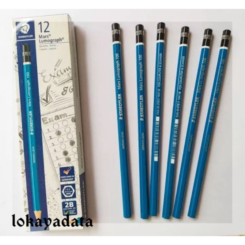 

STAEDTLER PENSIL 2B (Harga per 1 pcs)