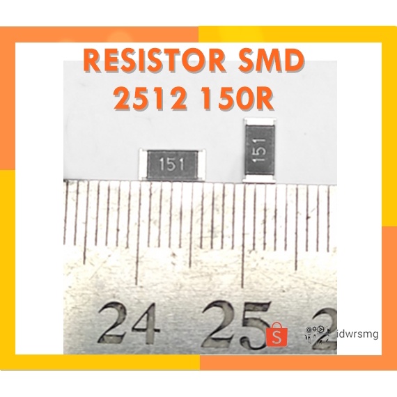 150 R 150 Ohm 150R code Chip Resistor SMD 2512 150r SMD2512 1W 5%