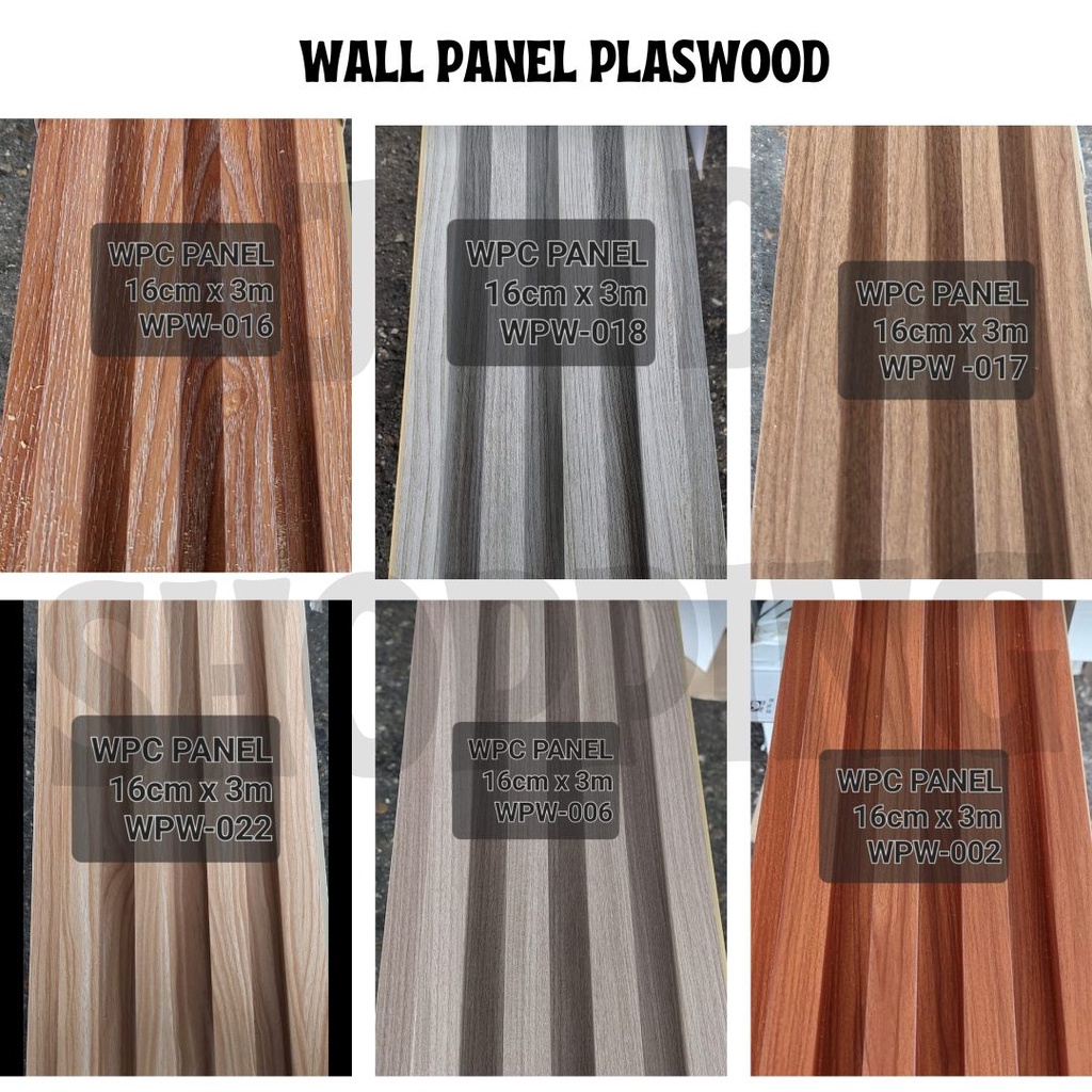WPC Wall Panel Dinding Plaswood