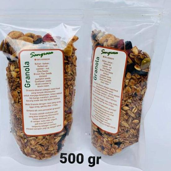 

✈ granola enak 500 gram granola ➽