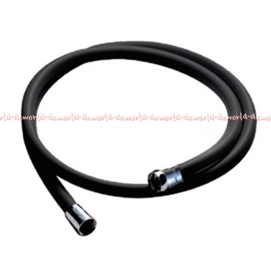 Kris Toilet Shower Hose Elegant 1.50m Black ETHS-0211-2 Selang Untuk Sower Kran Cebok Warna Hitam Panjang 150cm Selang Untuk Mandi Berkualitas Krisbow