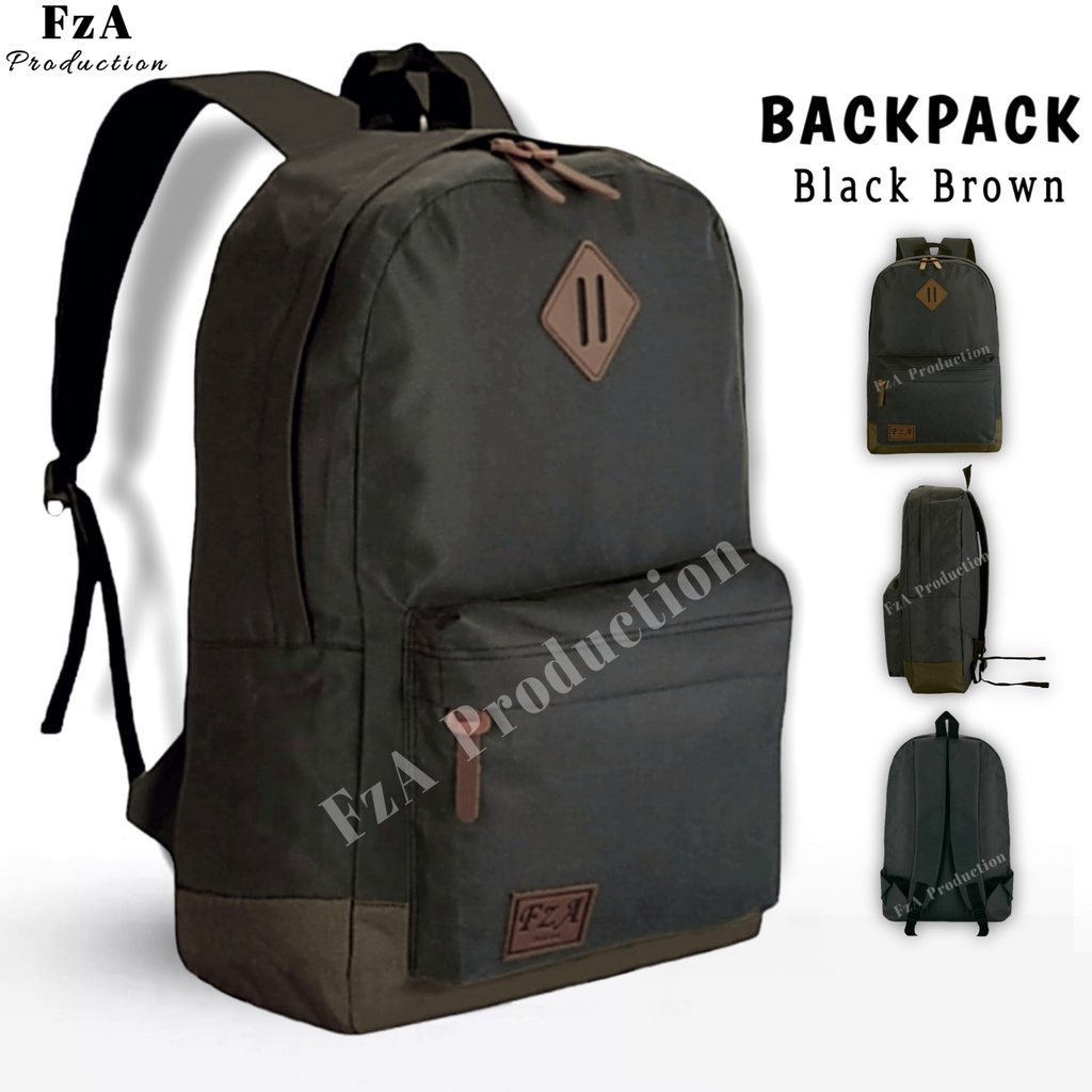 Tas Ransel Gendong Laptop Distro Sekolah Kuliah Pria Wanita Backpack  Murah Original FzA FREE Jam Tangan Dompet